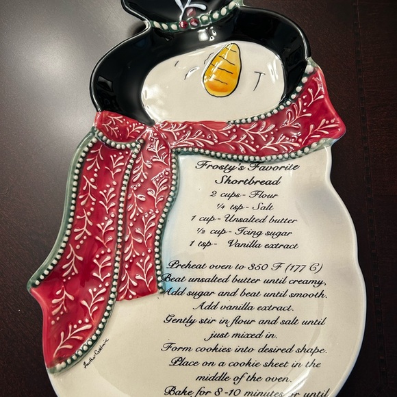 Snowman Plate With Shortbread Recipe - Picture 7 of 10